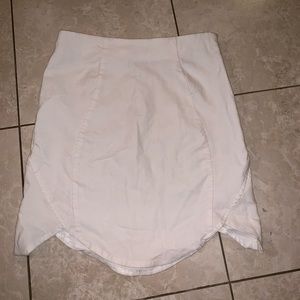 Toni White Tulip Skirt